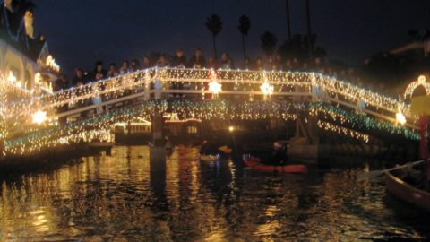 Venice Canal Holiday Lights and Boat Parade